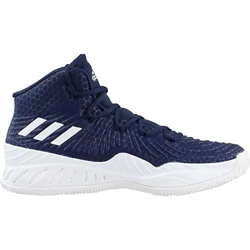 adidas Crazy Explosive 2017 NBA/NCAA Shoe - Men's Basketball 13.5 Dark Navy/White