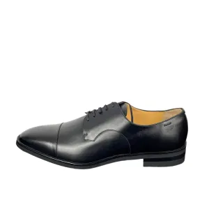 Bally Scrivian Black Leather Derby Shoes