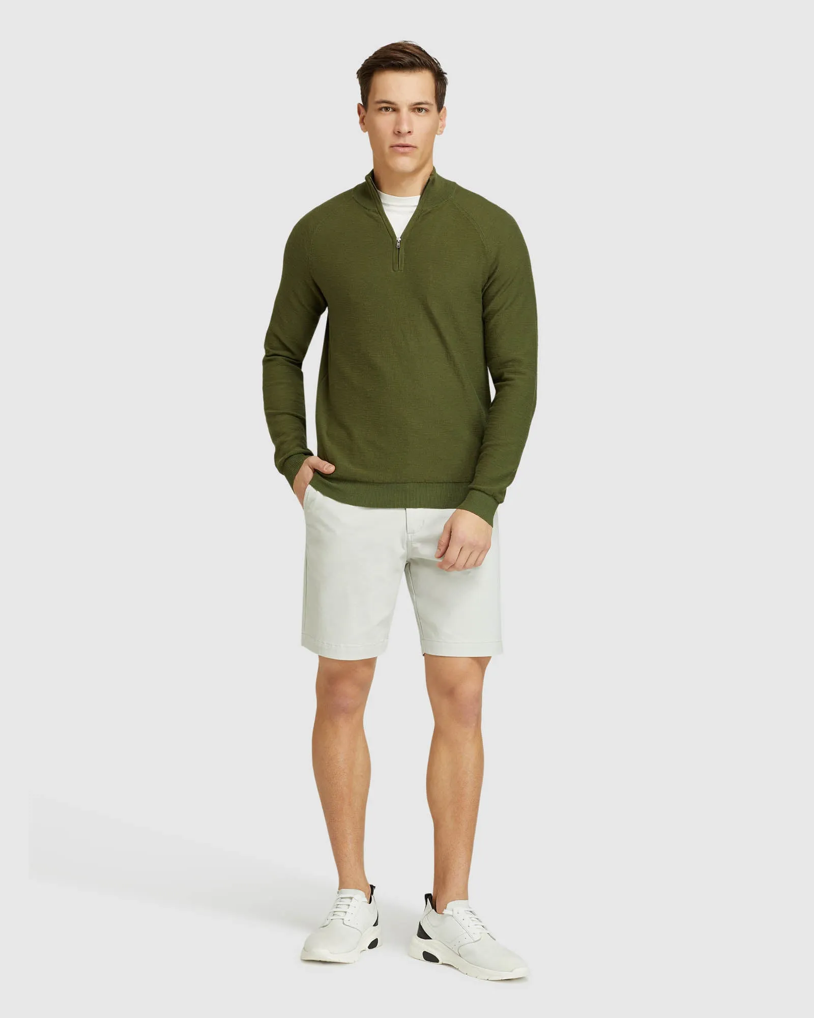 Bart Zip Neck Knit
