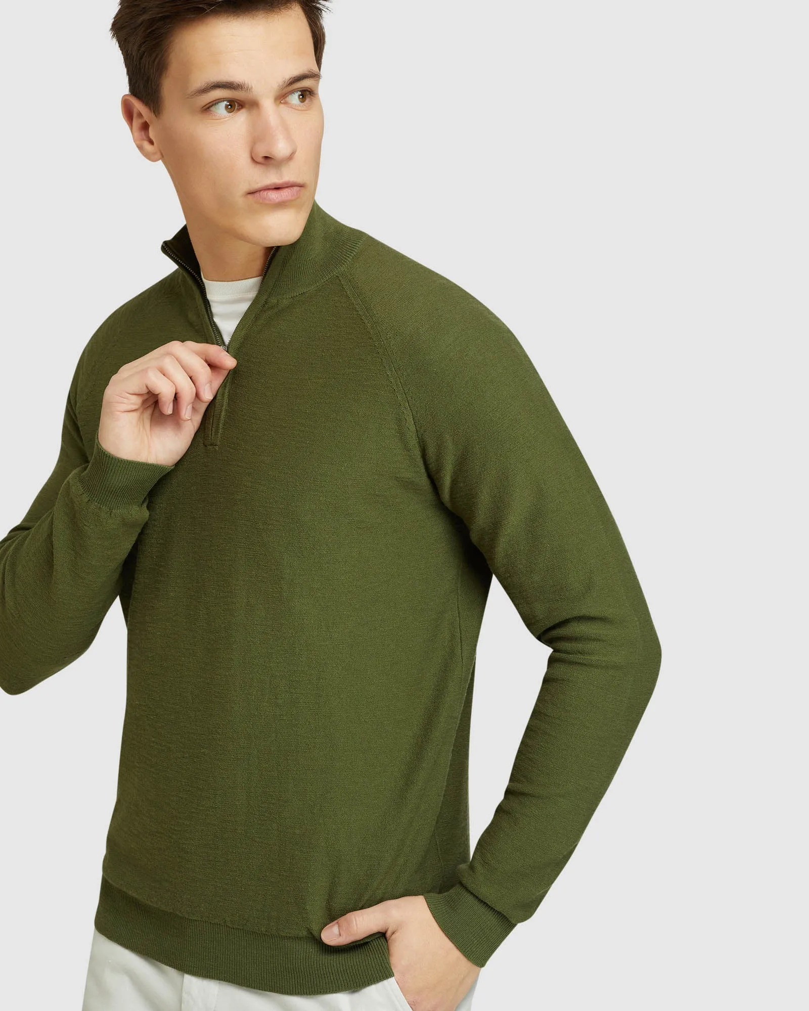 Bart Zip Neck Knit