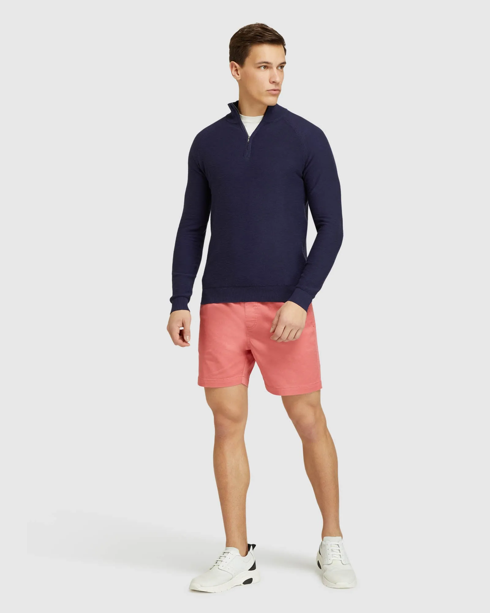 Bart Zip Neck Knit