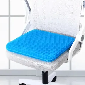 Breathable Gel Seat Cushion for Pressure Relief Home Office Collection
