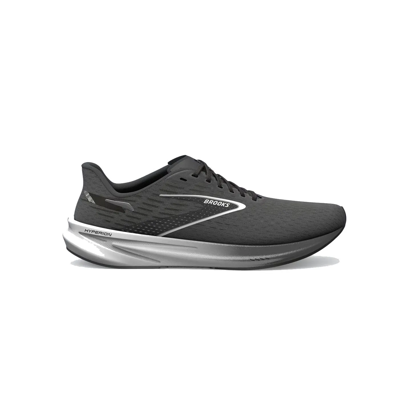 BROOKS HYPERION GUNMETAL/BLACK/WHITE - MENS