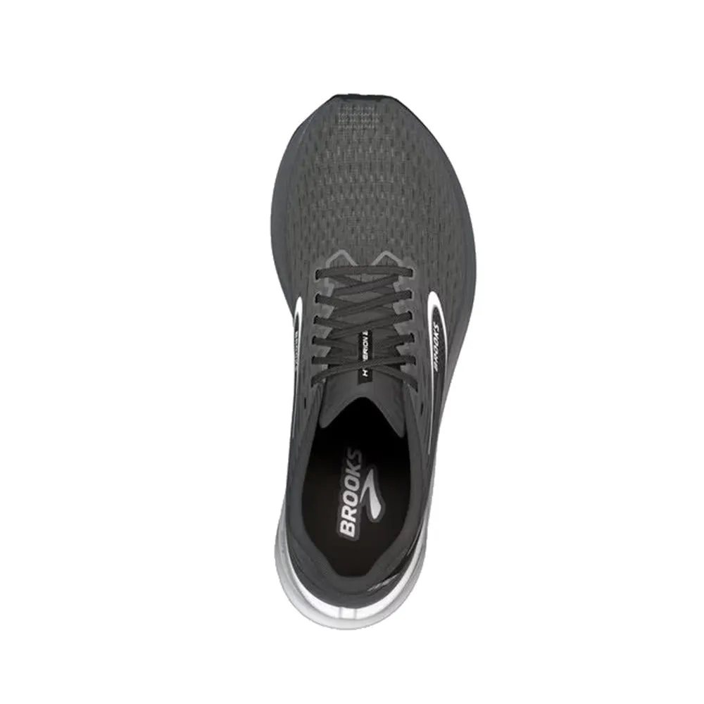 BROOKS HYPERION GUNMETAL/BLACK/WHITE - MENS