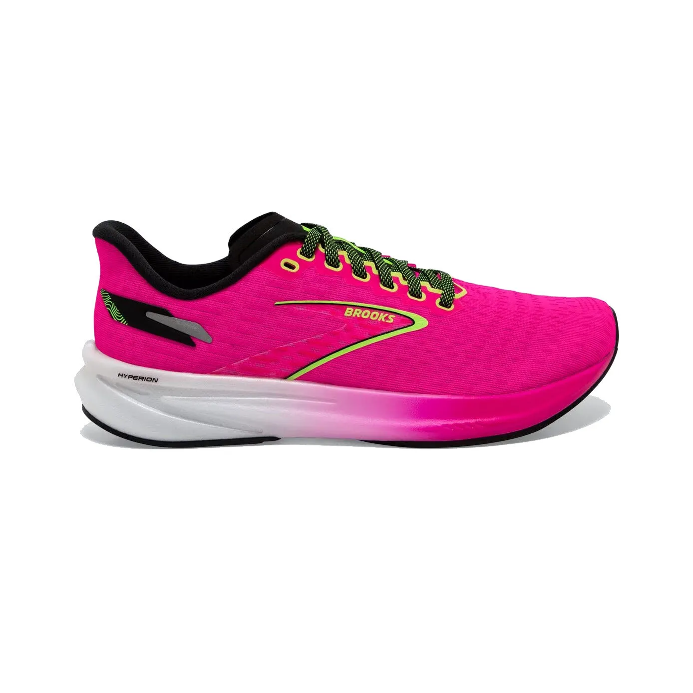 BROOKS HYPERION PINK GLO/GREEN/BLACK - WOMENS