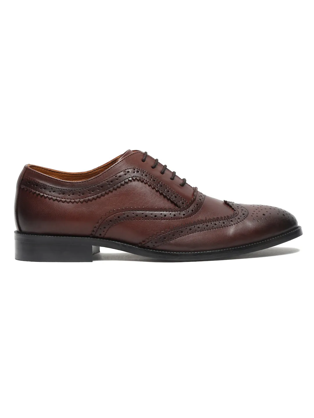 Brunette Brown Handmade Premium Italian Leather Brogues