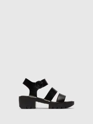Buckle Sandals EGLY520FLY BLACK