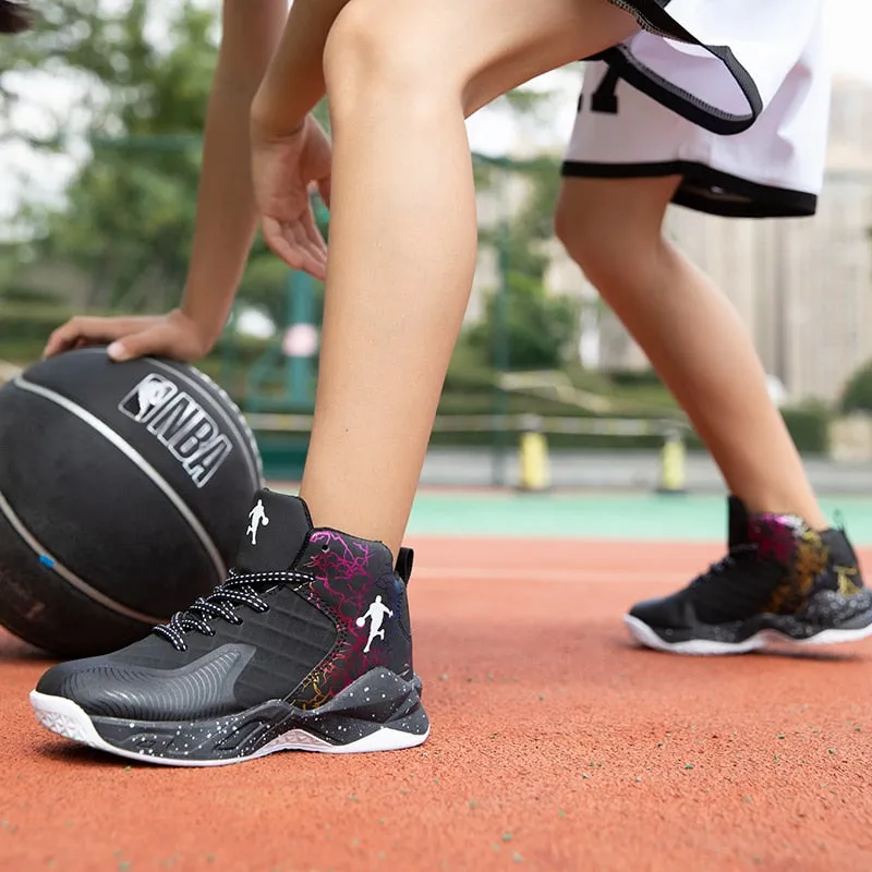 Children's Basketball Shoes Boys Girls Non-slip Kids Sport shoes Outdoor Sneakers Boy Trainers