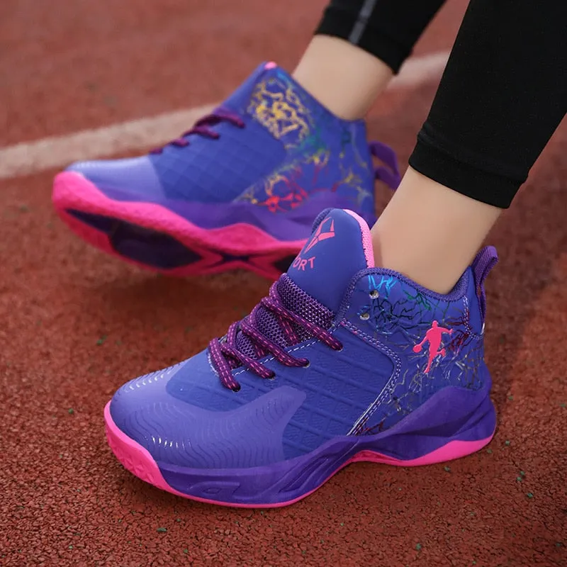 Children's Basketball Shoes Boys Girls Non-slip Kids Sport shoes Outdoor Sneakers Boy Trainers