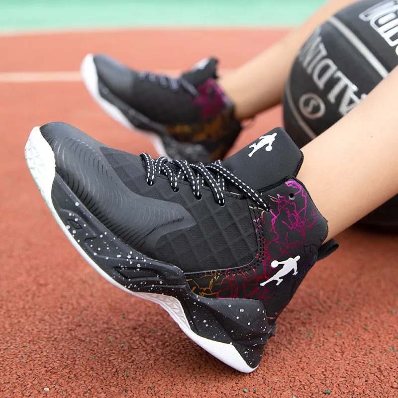Children's Basketball Shoes Boys Girls Non-slip Kids Sport shoes Outdoor Sneakers Boy Trainers