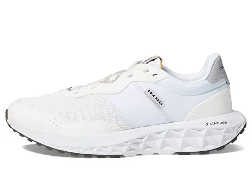 Cole Haan Women's Zerogrand All Day Runner Sneaker, Optic White/Harbor Mist/Optic White, 9.5