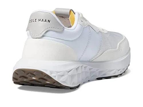 Cole Haan Women's Zerogrand All Day Runner Sneaker, Optic White/Harbor Mist/Optic White, 9.5