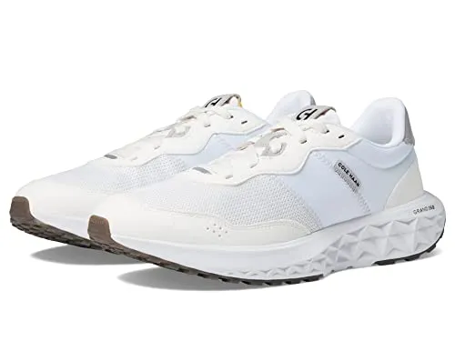 Cole Haan Women's Zerogrand All Day Runner Sneaker, Optic White/Harbor Mist/Optic White, 9.5