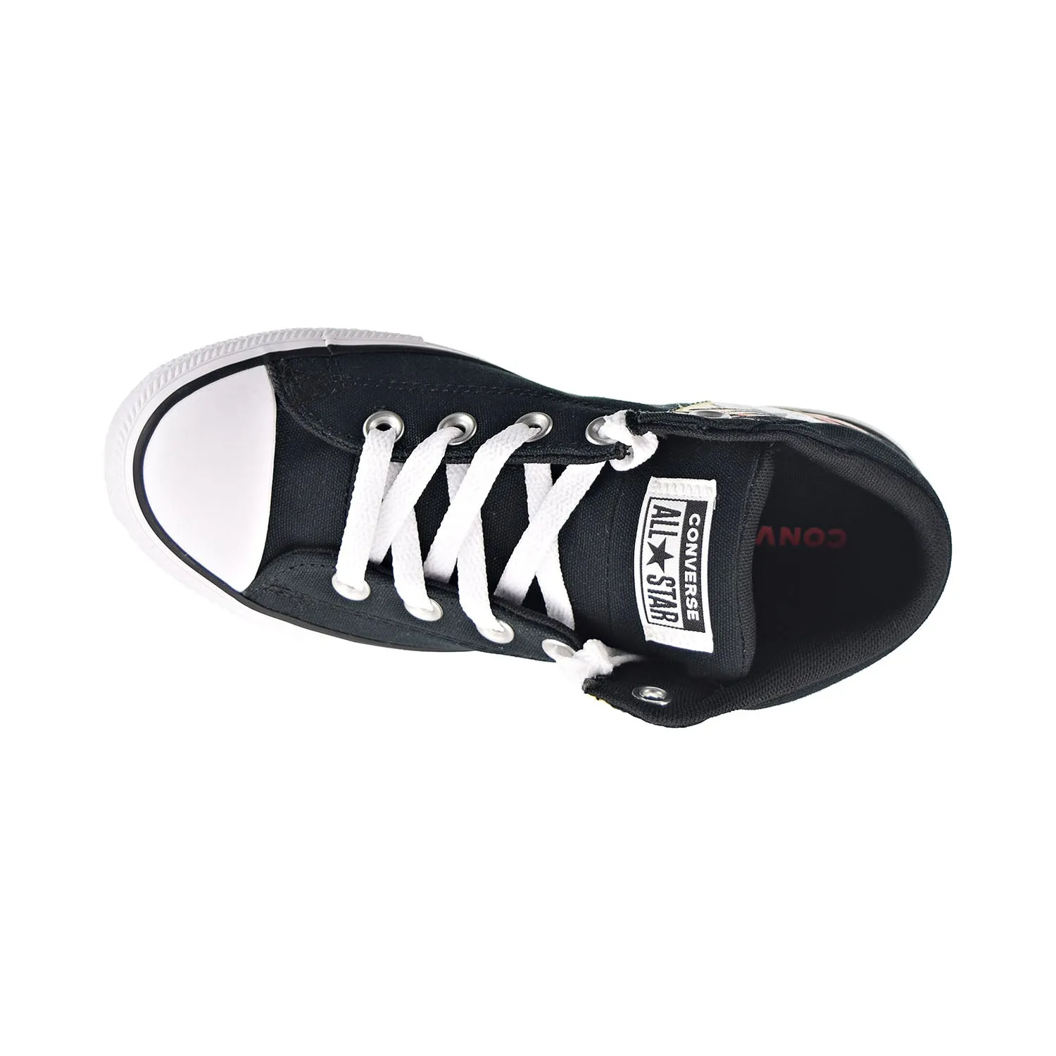 Converse Chuck Taylor AS Axel Mid "Into The Flames" Kids' Shoes Black-Yellow