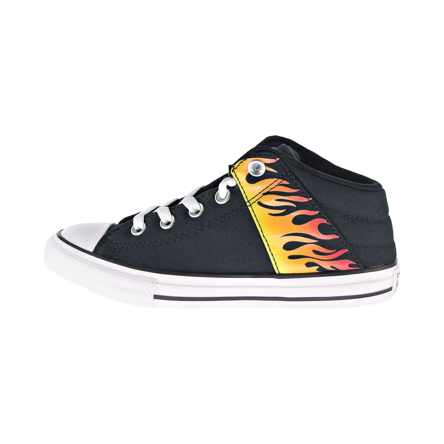 Converse Chuck Taylor AS Axel Mid "Into The Flames" Kids' Shoes Black-Yellow