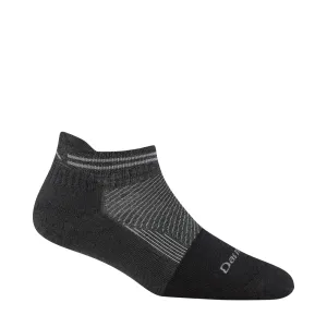 Darn Tough Women's Steely No Show Tab Lightweight Work Sock in Gravel