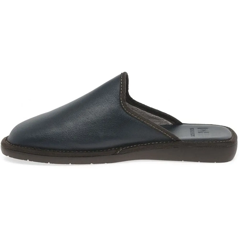 Dublin Navy 131 Nordikas Comfy Slide Mens Slippers