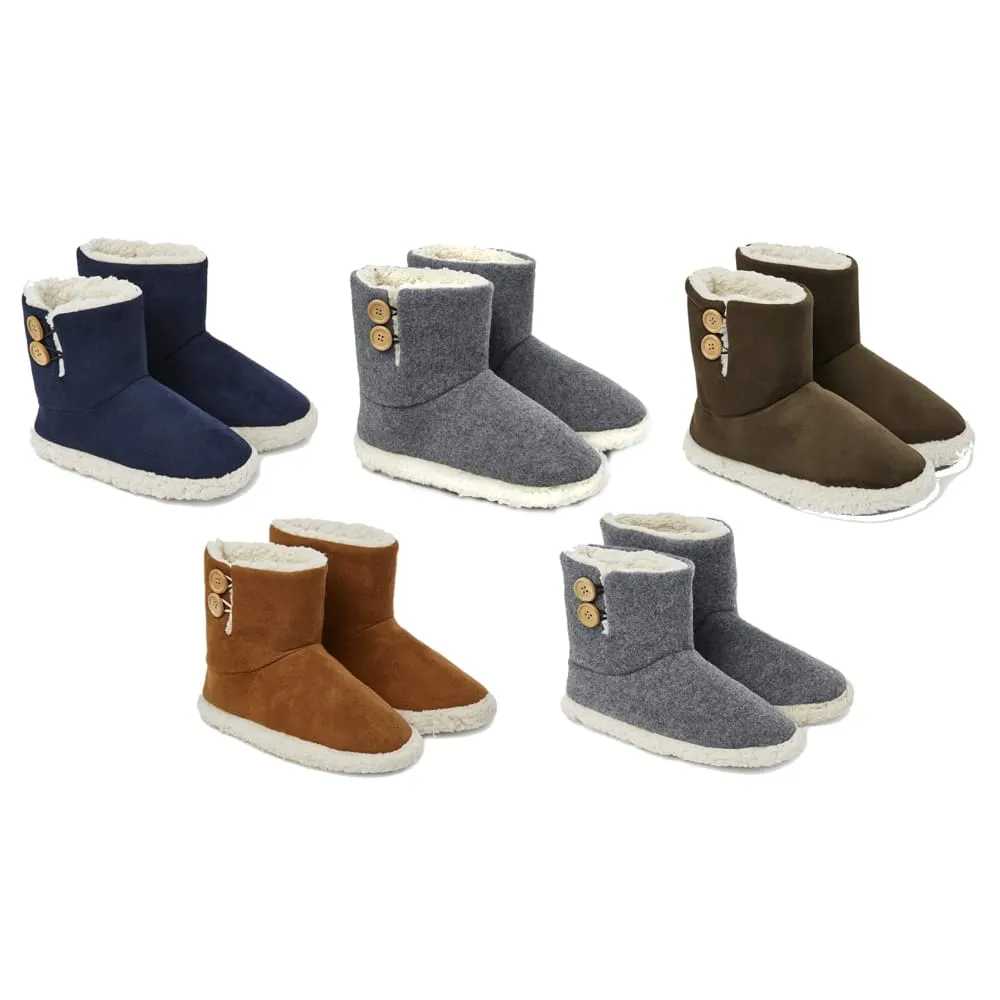 Dunlop Men's Slippers - Boot Slippers for Men
