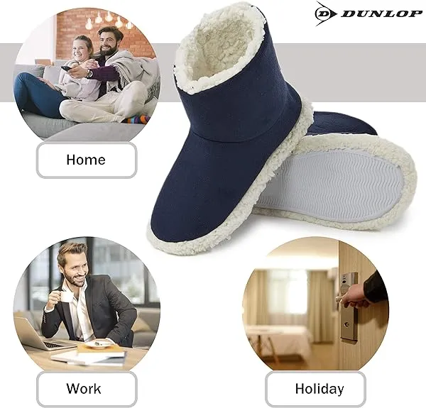 Dunlop Men's Slippers - Boot Slippers for Men