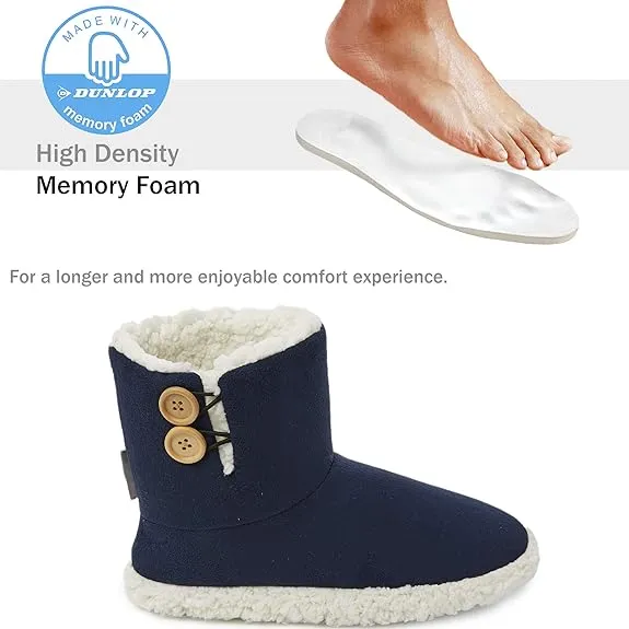 Dunlop Men's Slippers - Boot Slippers for Men