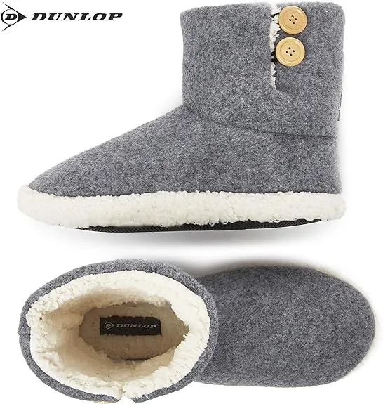 Dunlop Men's Slippers - Boot Slippers for Men