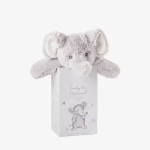 ELEPHANT SNUGGLER PLUSH SECURITY BLANKET W/ GIFT BOX