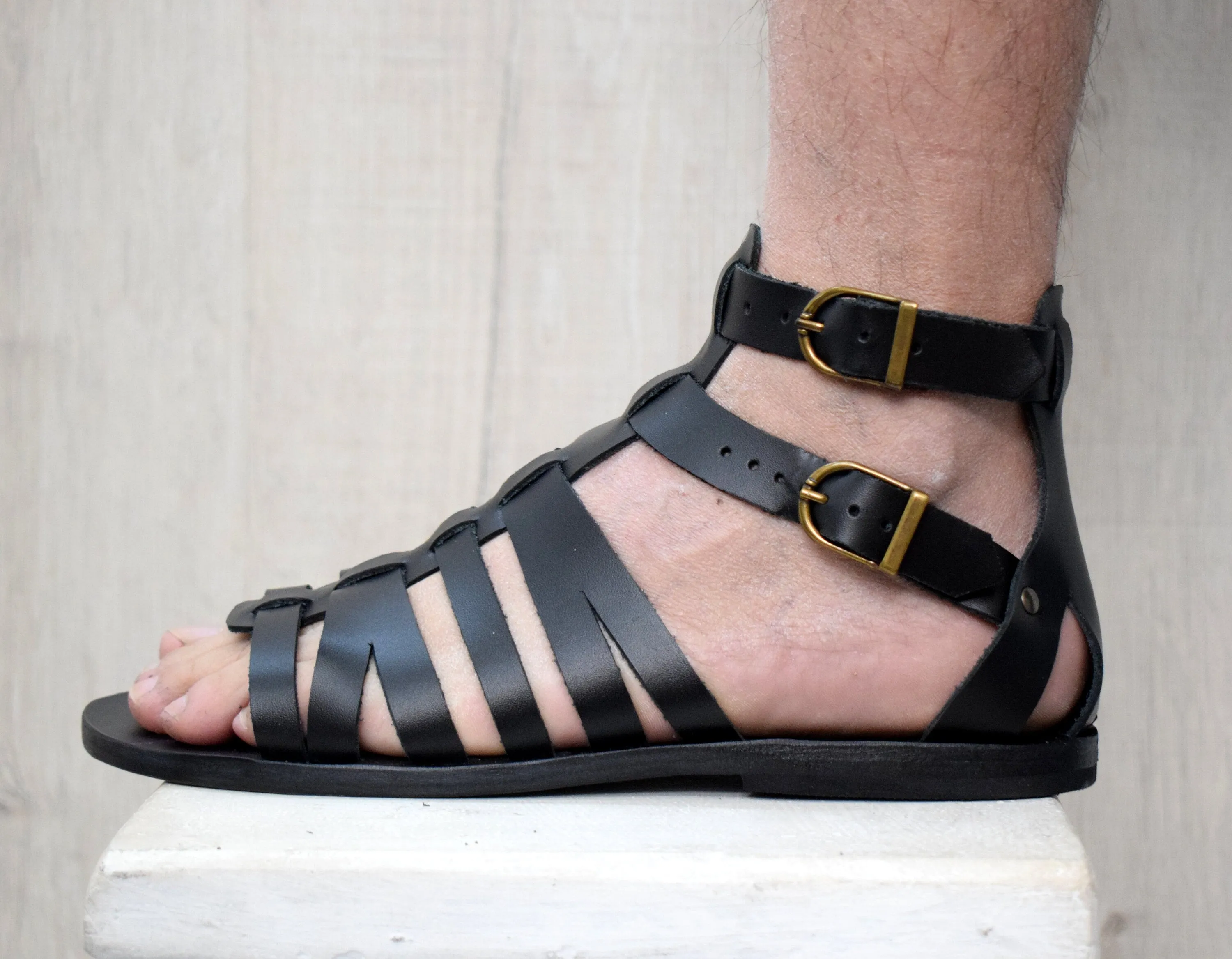 Gladiator Greek Handmade Leather Sandals