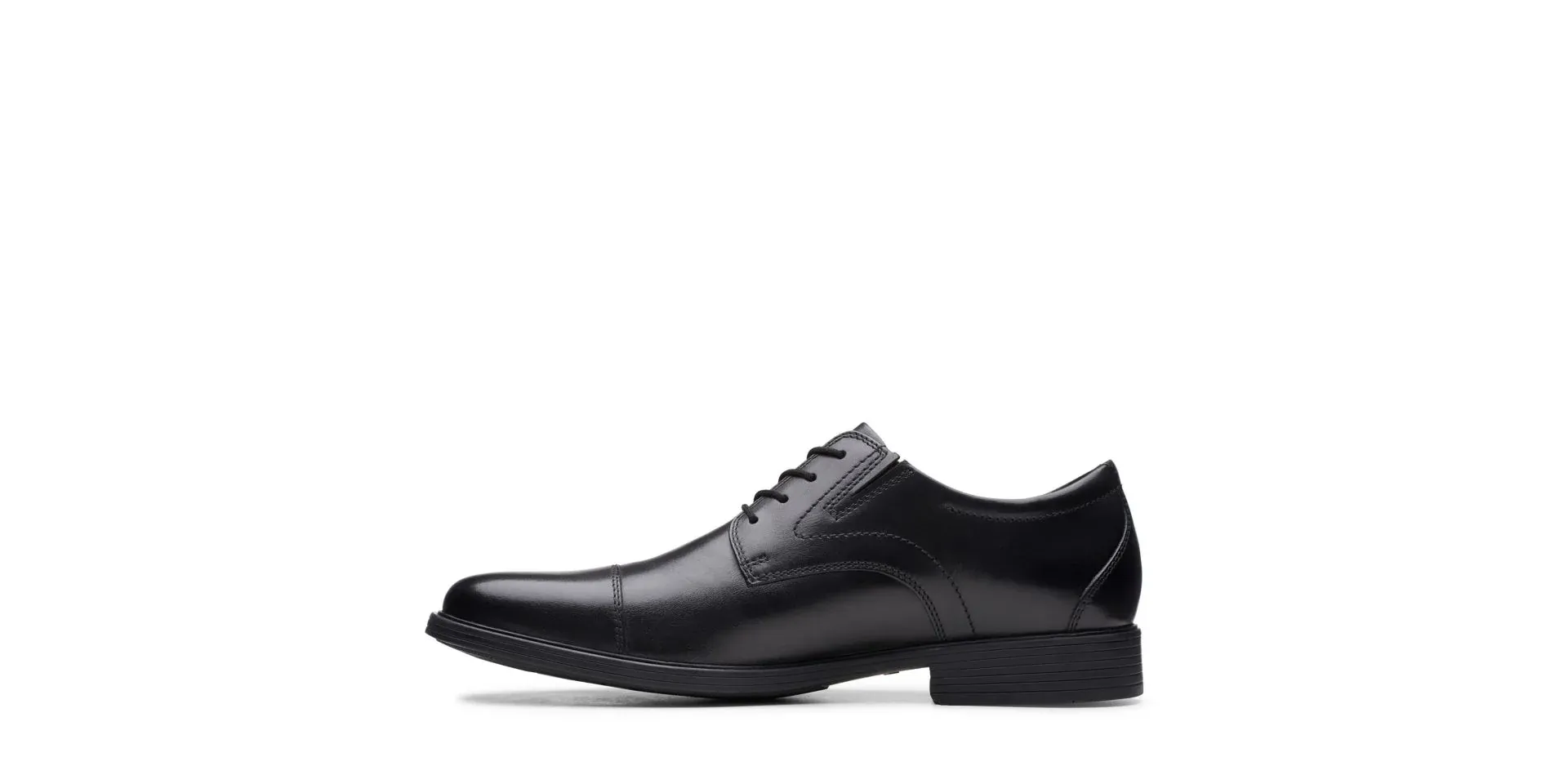 Men's  Clarks - 26152912 Whiddon Cap  Black Leather