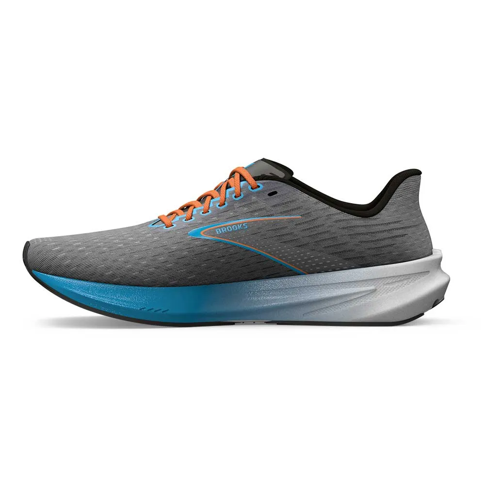 Men's Hyperion Running Shoe - Grey/Atomic Blue/Scarlet - Regular (D)