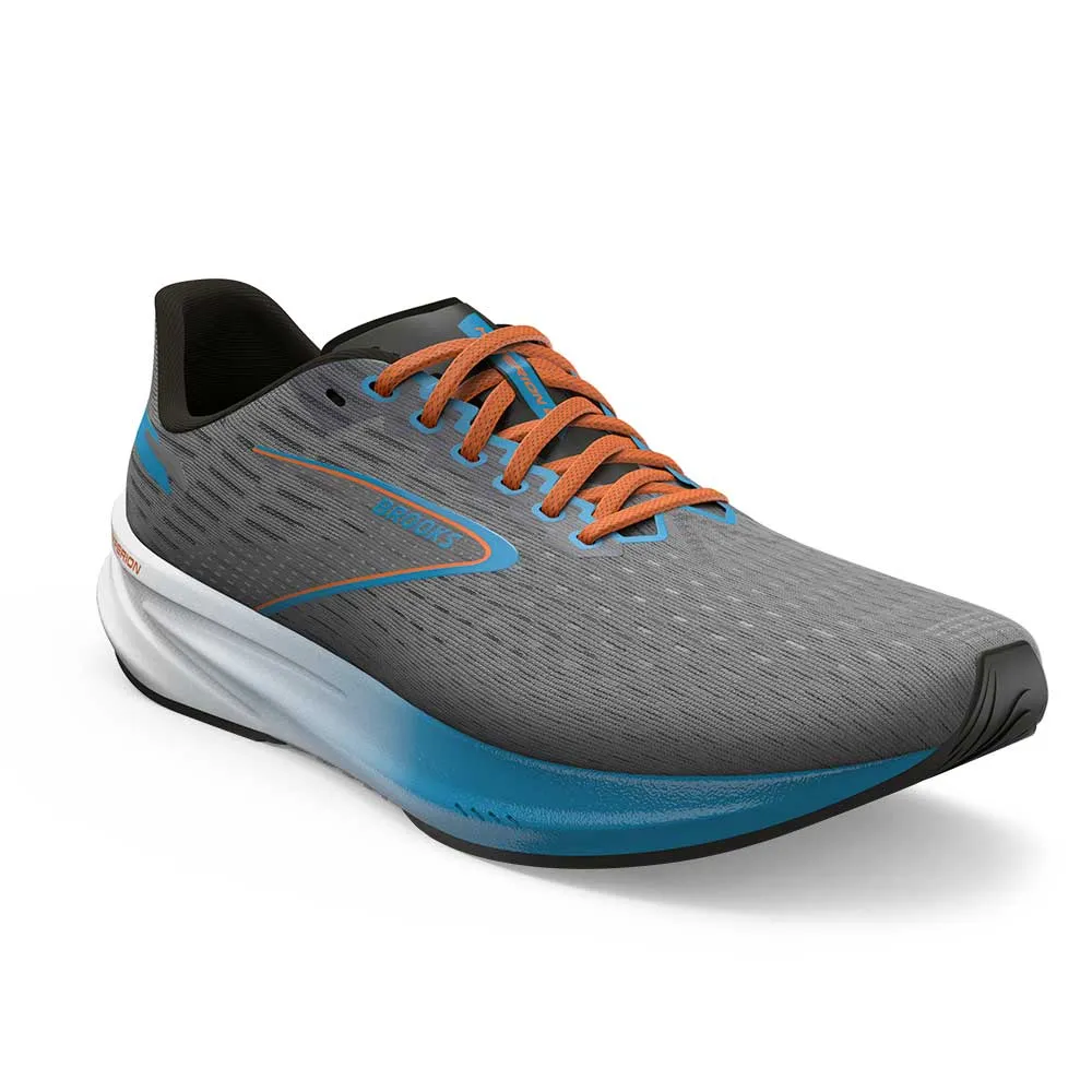 Men's Hyperion Running Shoe - Grey/Atomic Blue/Scarlet - Regular (D)