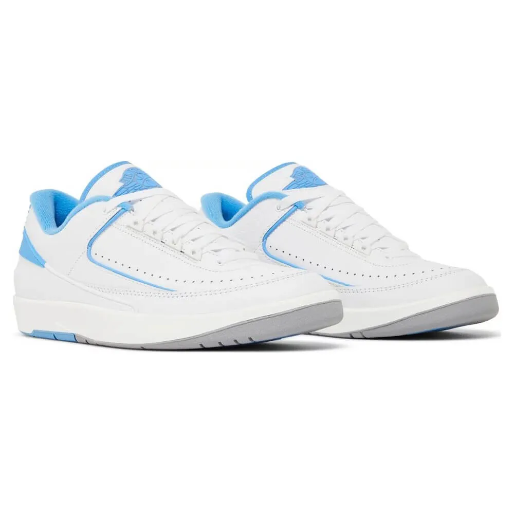 Nike Air Jordan 2 Retro Low UNC sneakers, blue/white