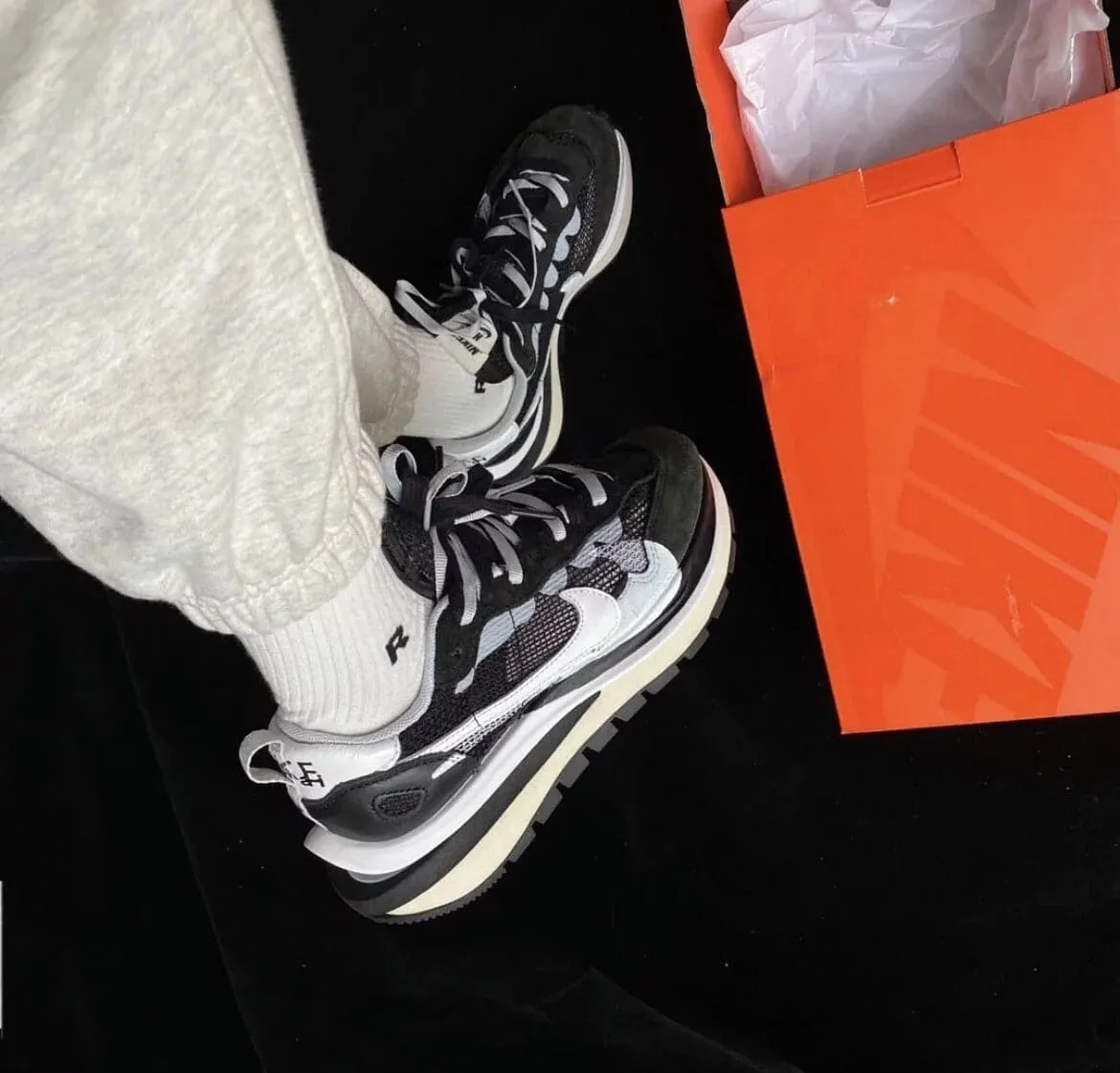 Nike x Sacai Vaporwaffle Black