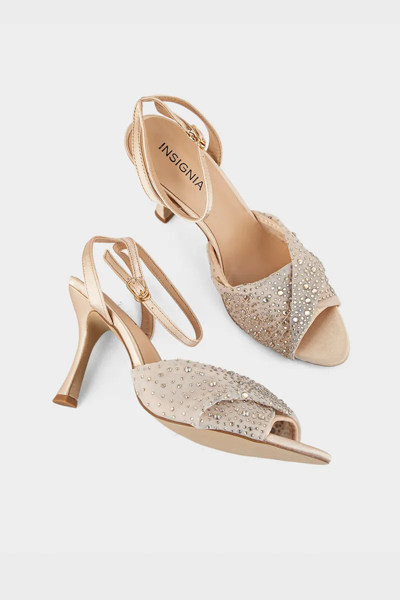 Party Wear Sandal IP2030-Beige