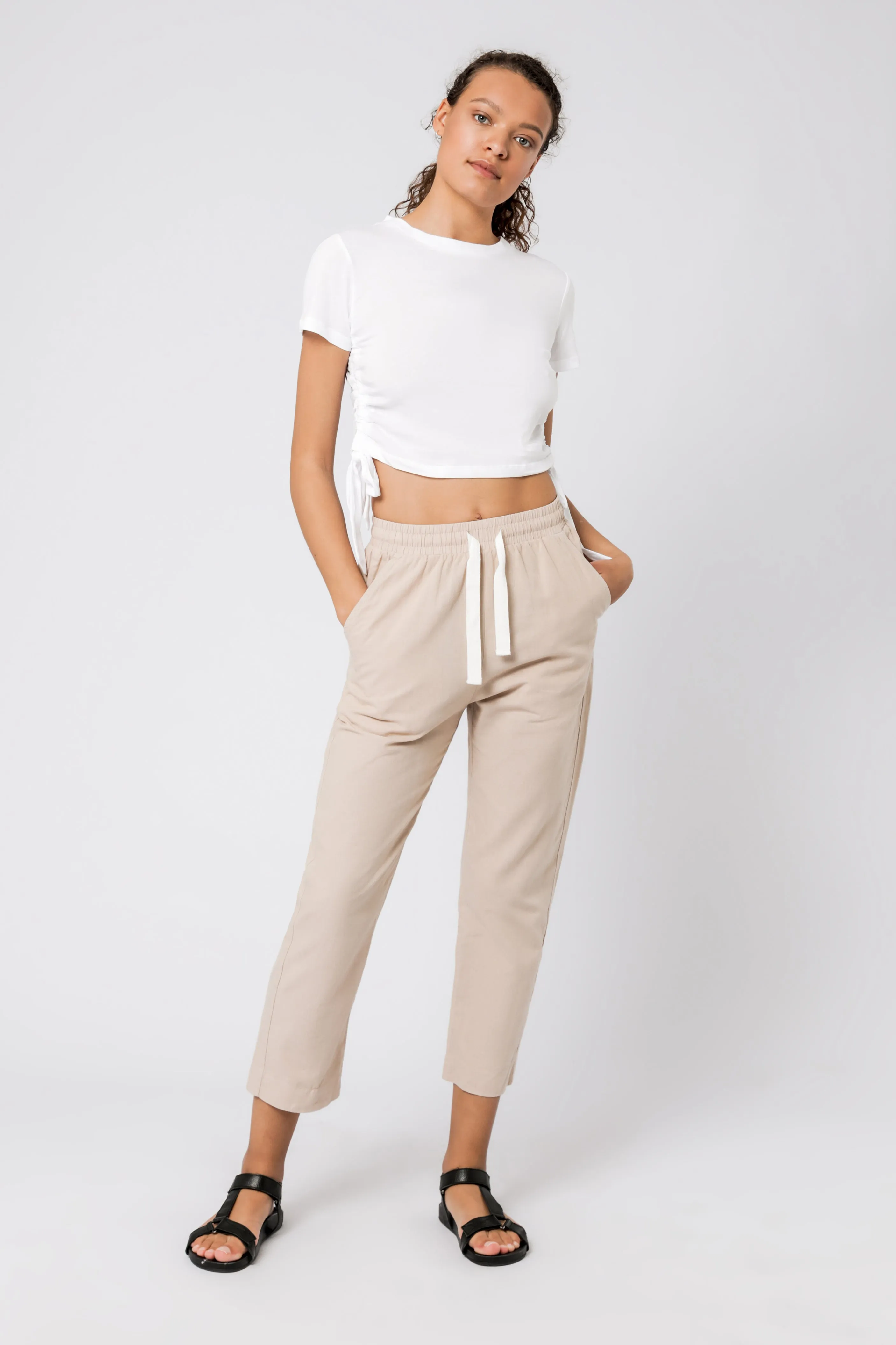 ROWAN DRAWSTRING TEE