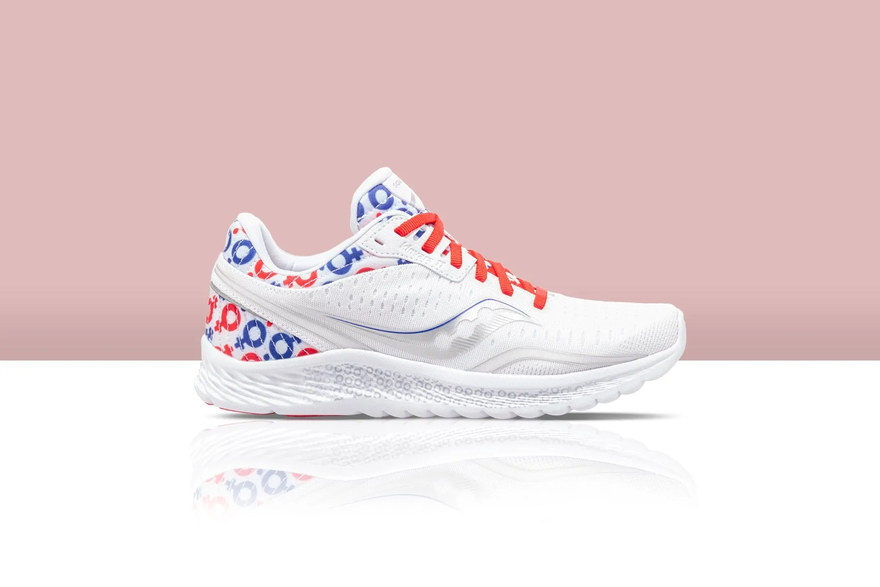 Saucony x Prinkshop Women's Kinvara 11 - White/Red/Blue