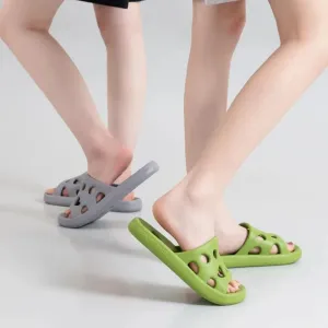 Summer Beach Flip Flops: Non-Slip Water Leaky Slippers