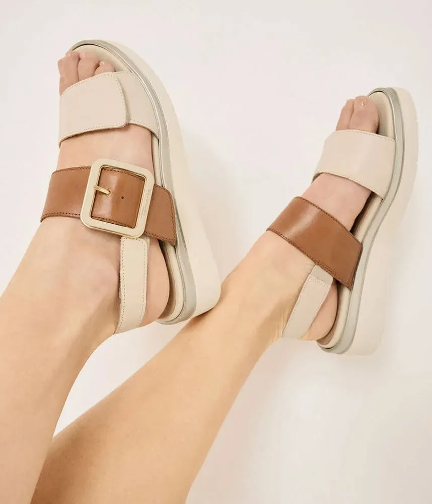 Tamaris Stylish Beige Combi Wedge Sandals
